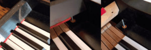 Zierleiste ausbauen beim Klavier