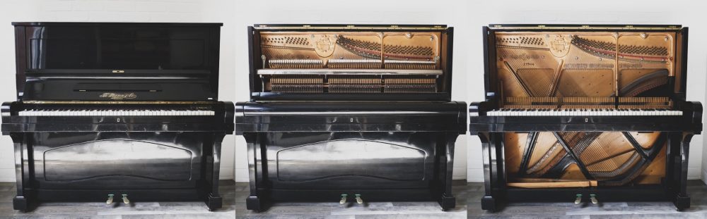 Klavier auseinander bauen Klavierbau Piano