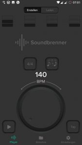 Screenshot Soundbrenner Metronom App kostenlos